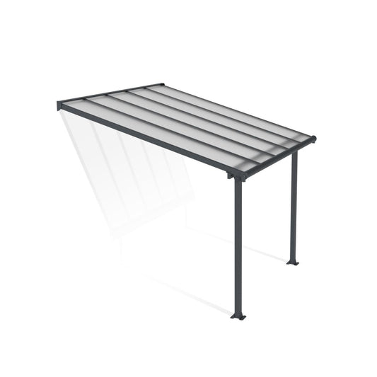 Olympia Aluminum Patio Covers 10 x 10 ft. Clear Panels | Palram-Canopia-Delightful Yard