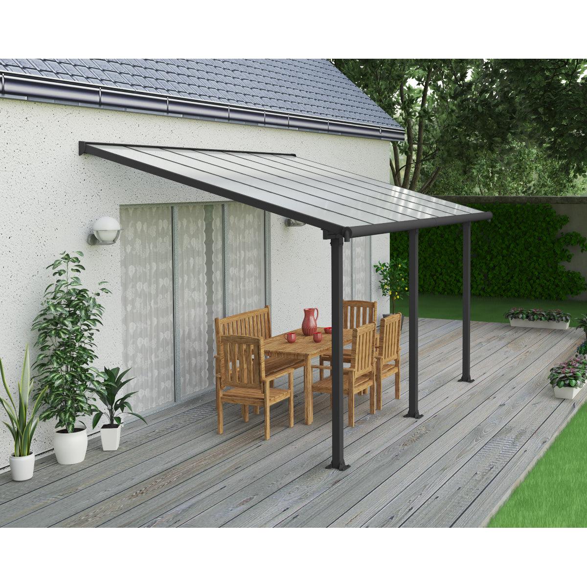 Olympia Aluminum Patio Covers 10 x 14 ft. | Palram-Canopia-Delightful Yard