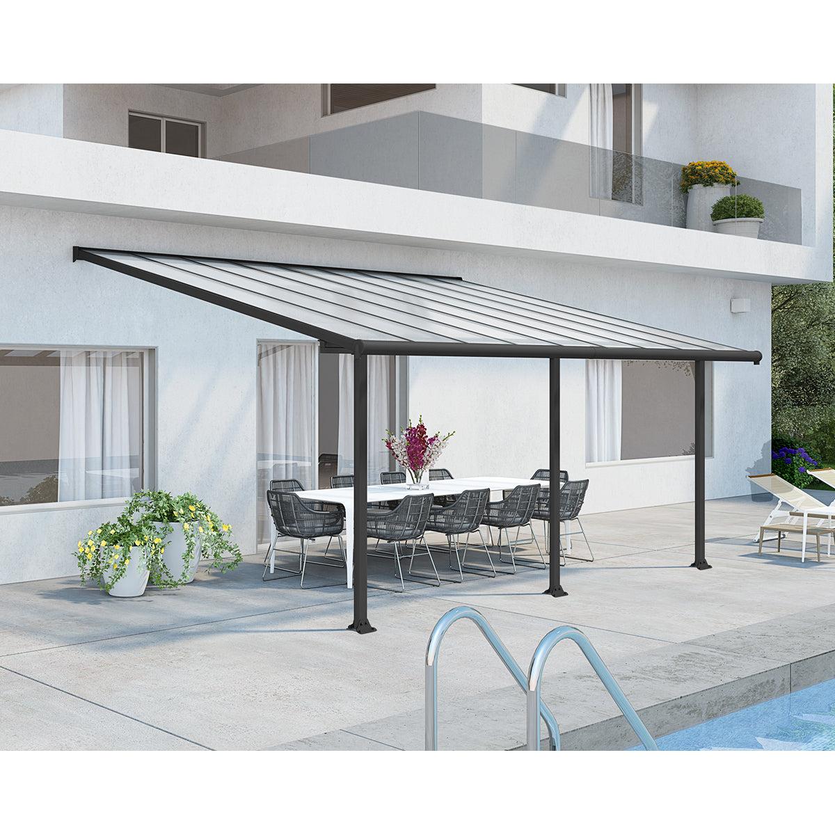 Olympia Aluminum Patio Covers 10 x 18 ft. | Palram-Canopia-Delightful Yard