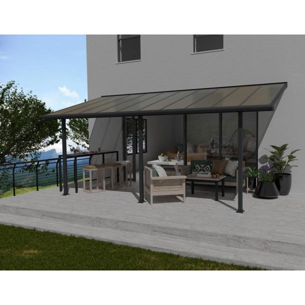 Olympia Aluminum Patio Covers 10 x 20 ft. | Palram-Canopia-Delightful Yard