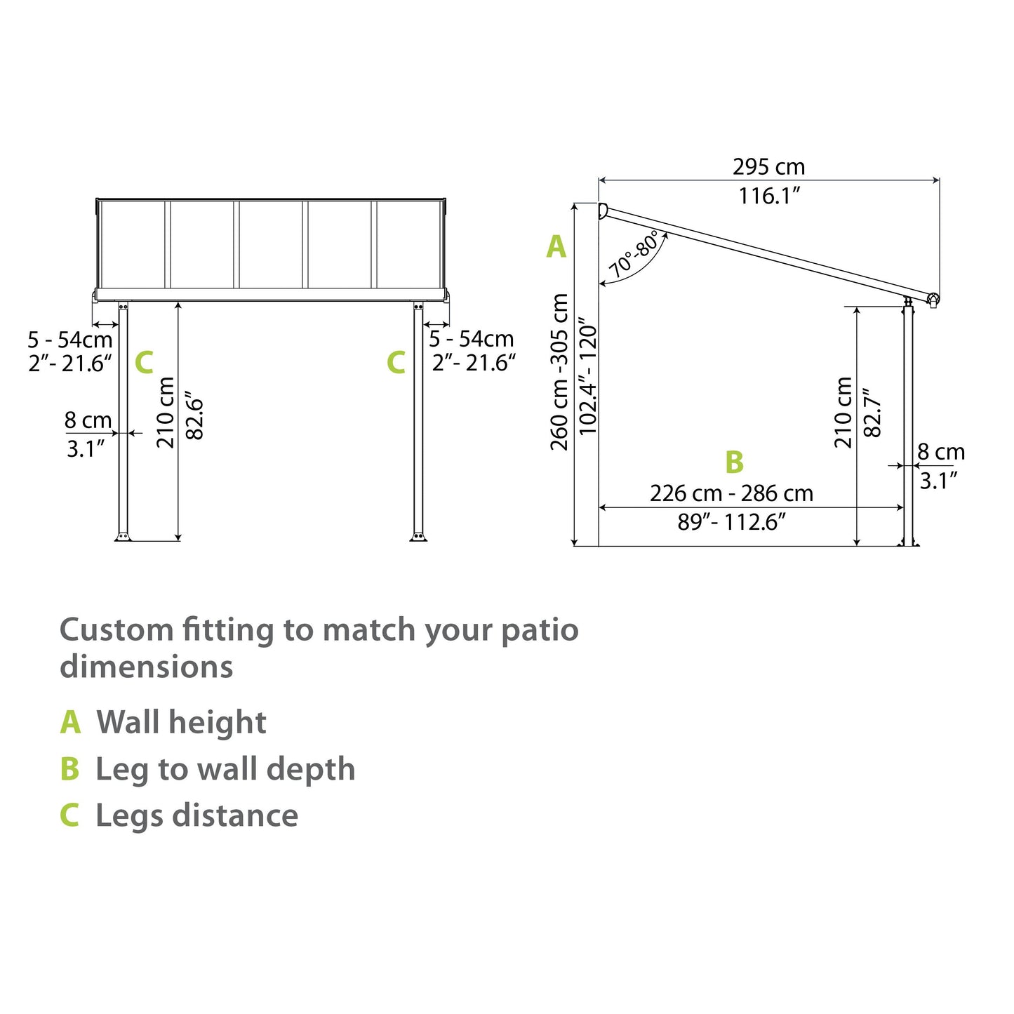 Olympia Aluminum Patio Covers 10 x 30 ft. | Palram-Canopia-Delightful Yard