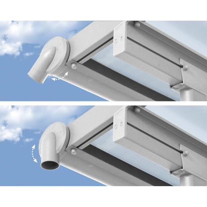 Olympia Aluminum Patio Covers 10 x 30 ft. Clear Panels | Palram-Canopia-Delightful Yard