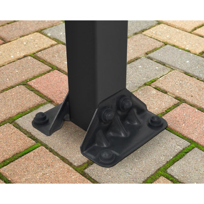 Olympia Aluminum Patio Covers 10 x 30 ft. Clear Panels | Palram-Canopia-Delightful Yard