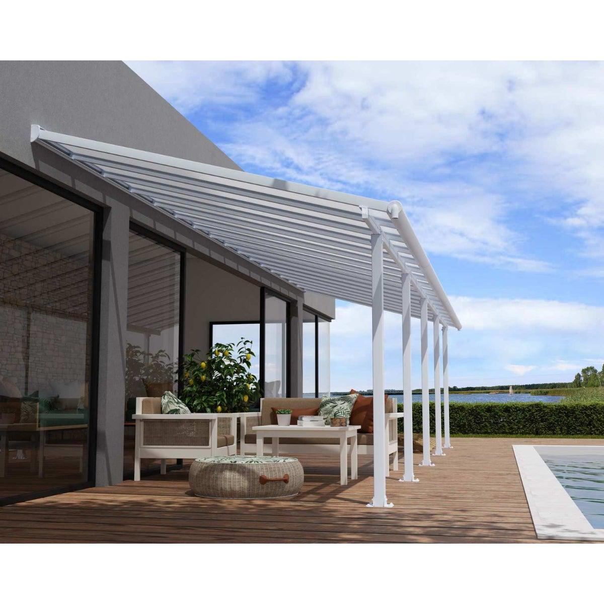 Olympia Patio Covers 10 x 28 ft. | Palram-Canopia - Delightful Yard