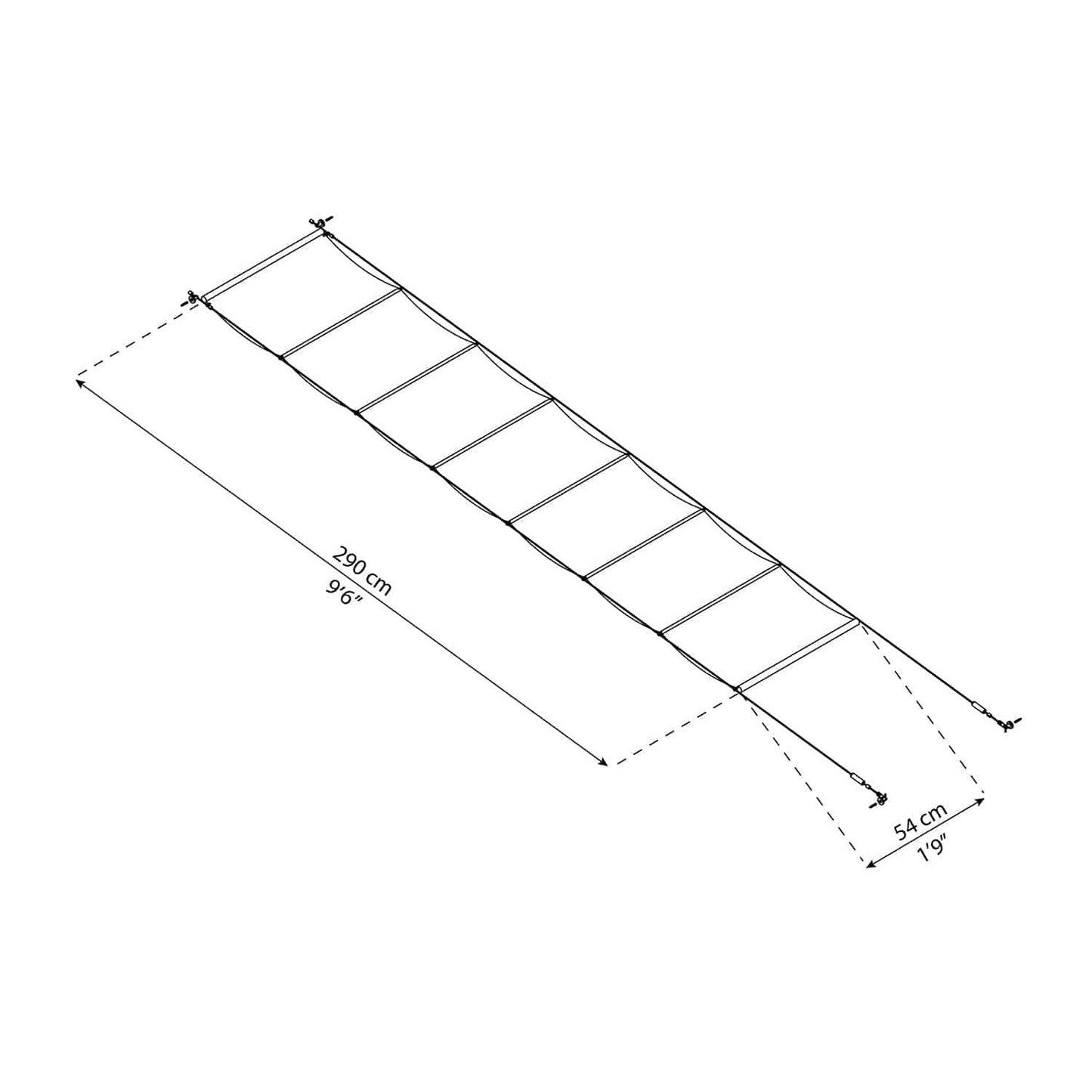 Olympia Patio Cover Roof Blinds 10 x 10 ft. | Palram-Canopia - Delightful Yard