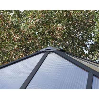 Palermo Aluminum Gazebo 14 x 14 ft. | Palram-Canopia-Delightful Yard