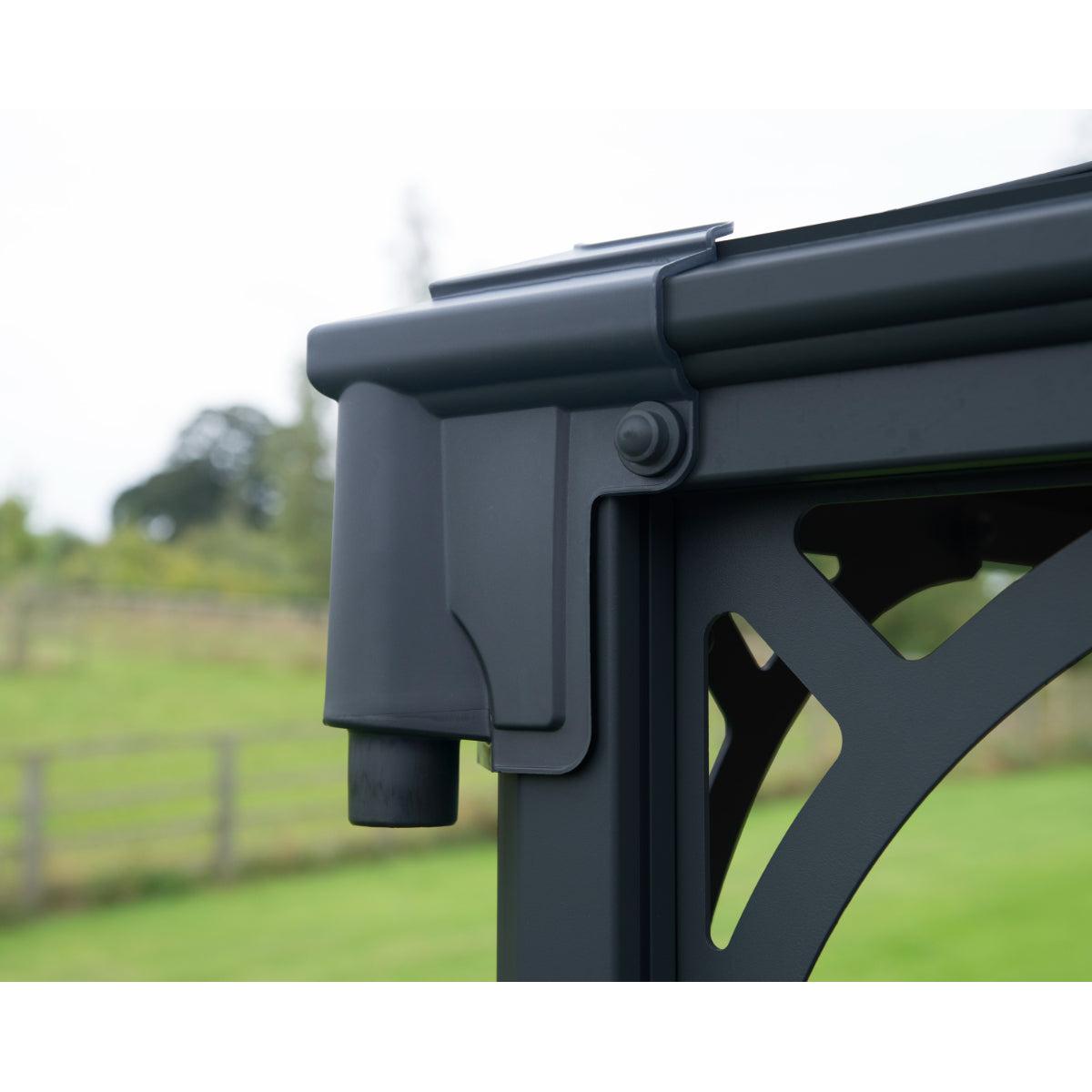 Palermo Aluminum Gazebo 14 x 14 ft. | Palram-Canopia-Delightful Yard