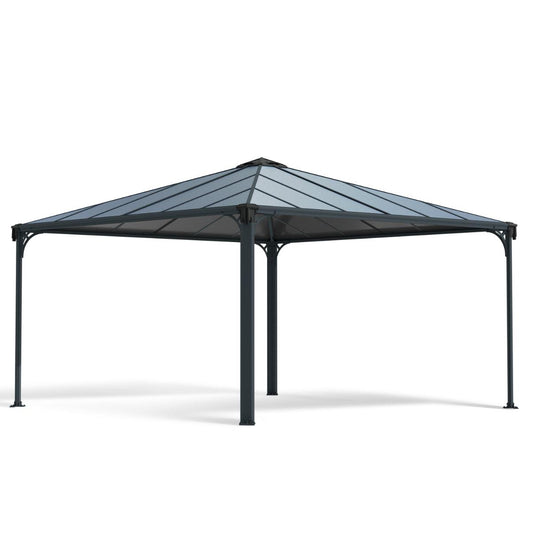 Palermo Aluminum Gazebo 14 x 14 ft. | Palram-Canopia-Delightful Yard