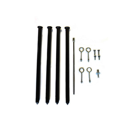 Permanent Anchors for Car Shelters | Gazebo PenGuin-Delightful Yard