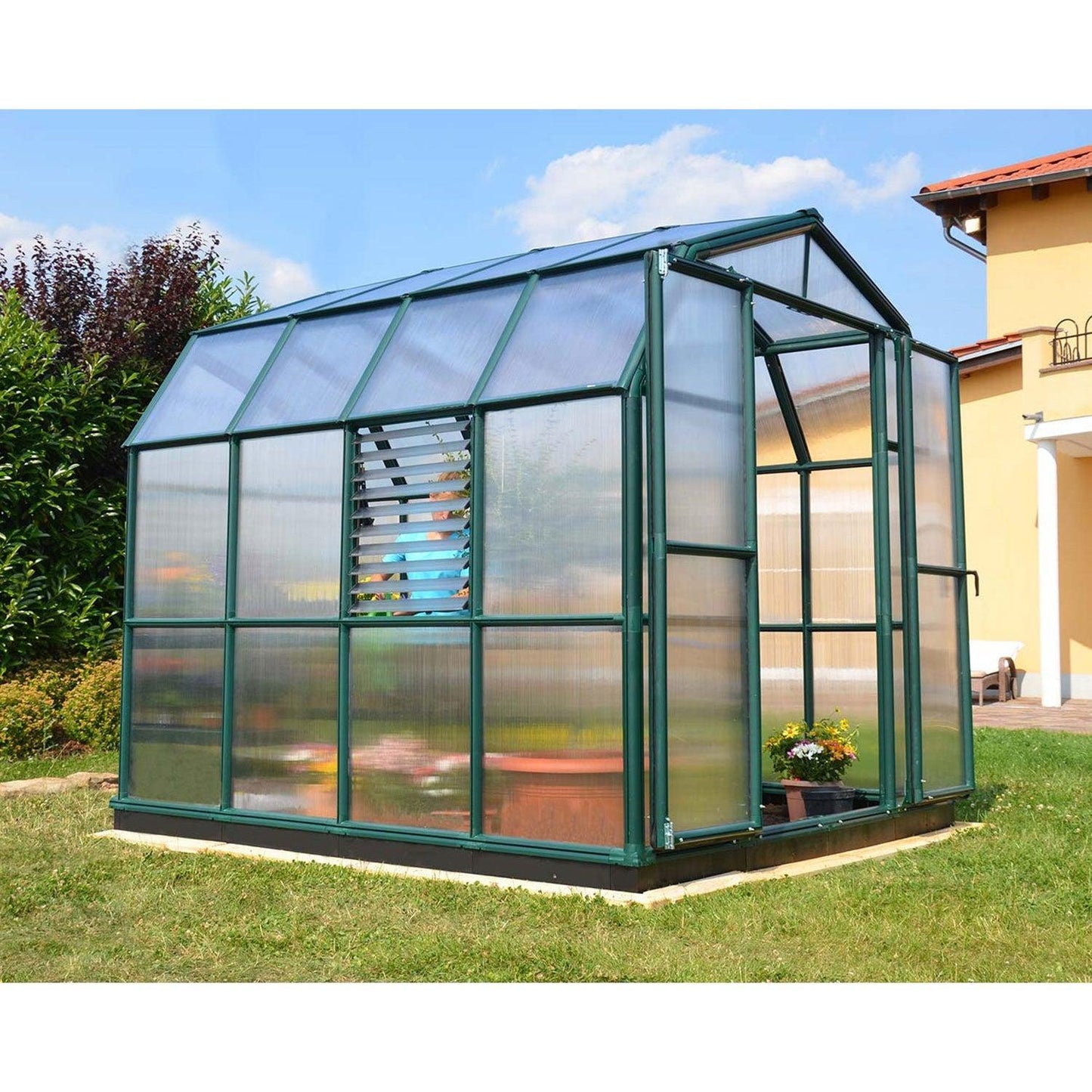 Rion Prestige Greenhouse 8 x 8 ft. - Delightful Yard