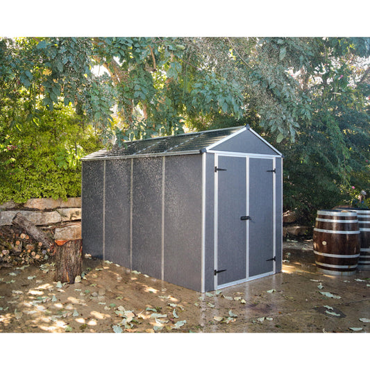 Rubicon Heavy Duty Skylight Shed 6 x 10 ft. | Palram-Canopia-Delightful Yard