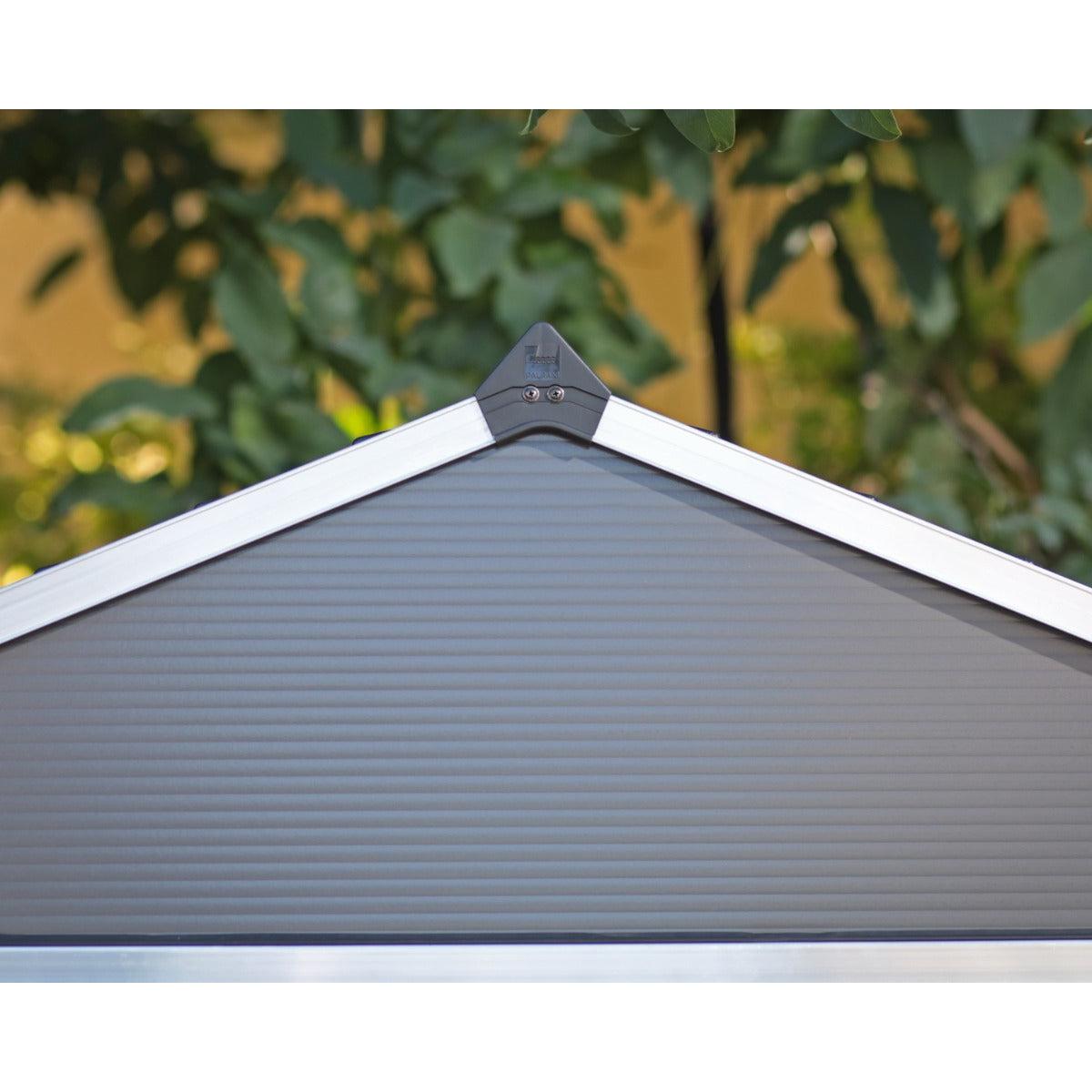 Rubicon Heavy Duty Skylight Shed 8 x 10 ft. | Palram-Canopia-Delightful Yard