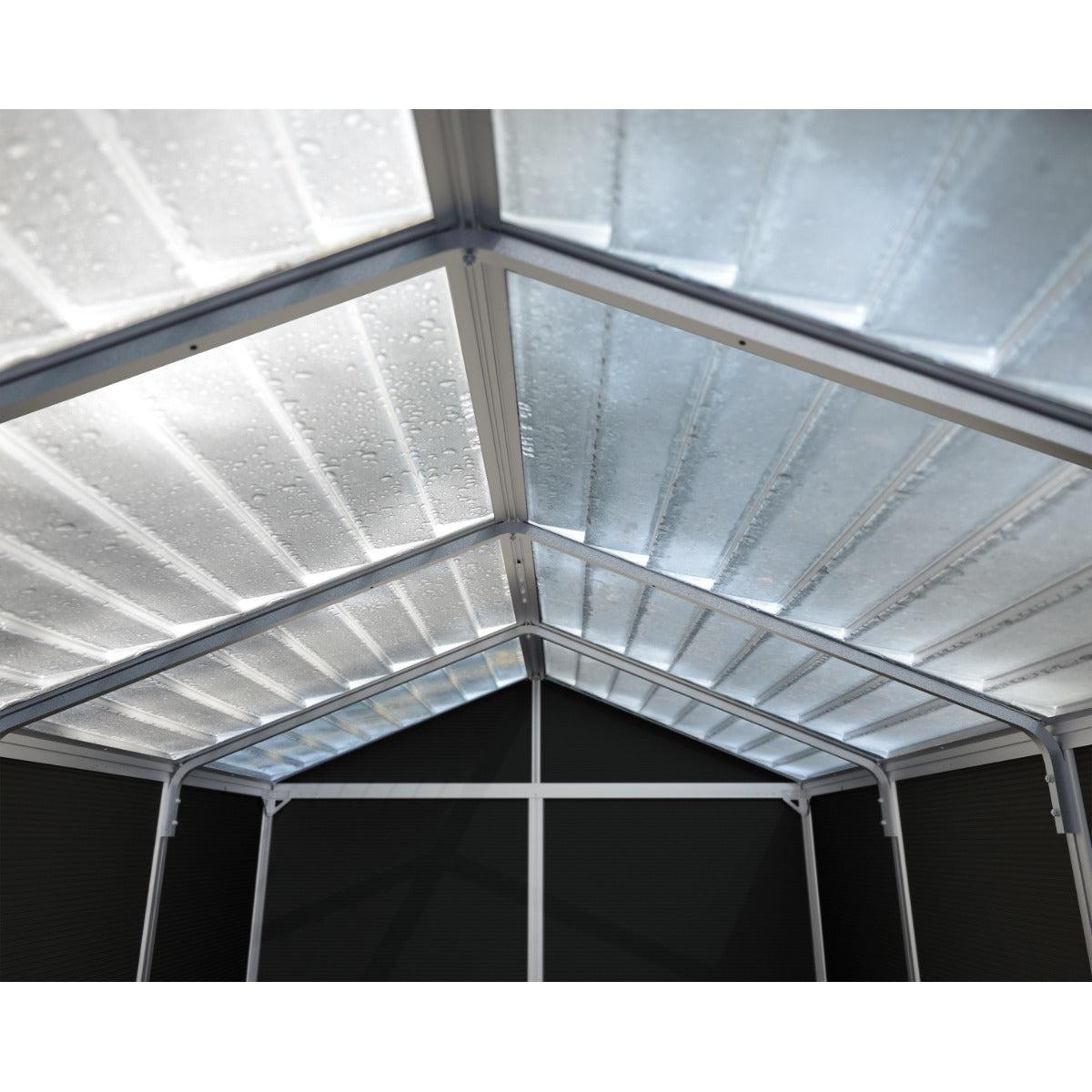 Rubicon Heavy Duty Skylight Shed 8 x 10 ft. | Palram-Canopia-Delightful Yard