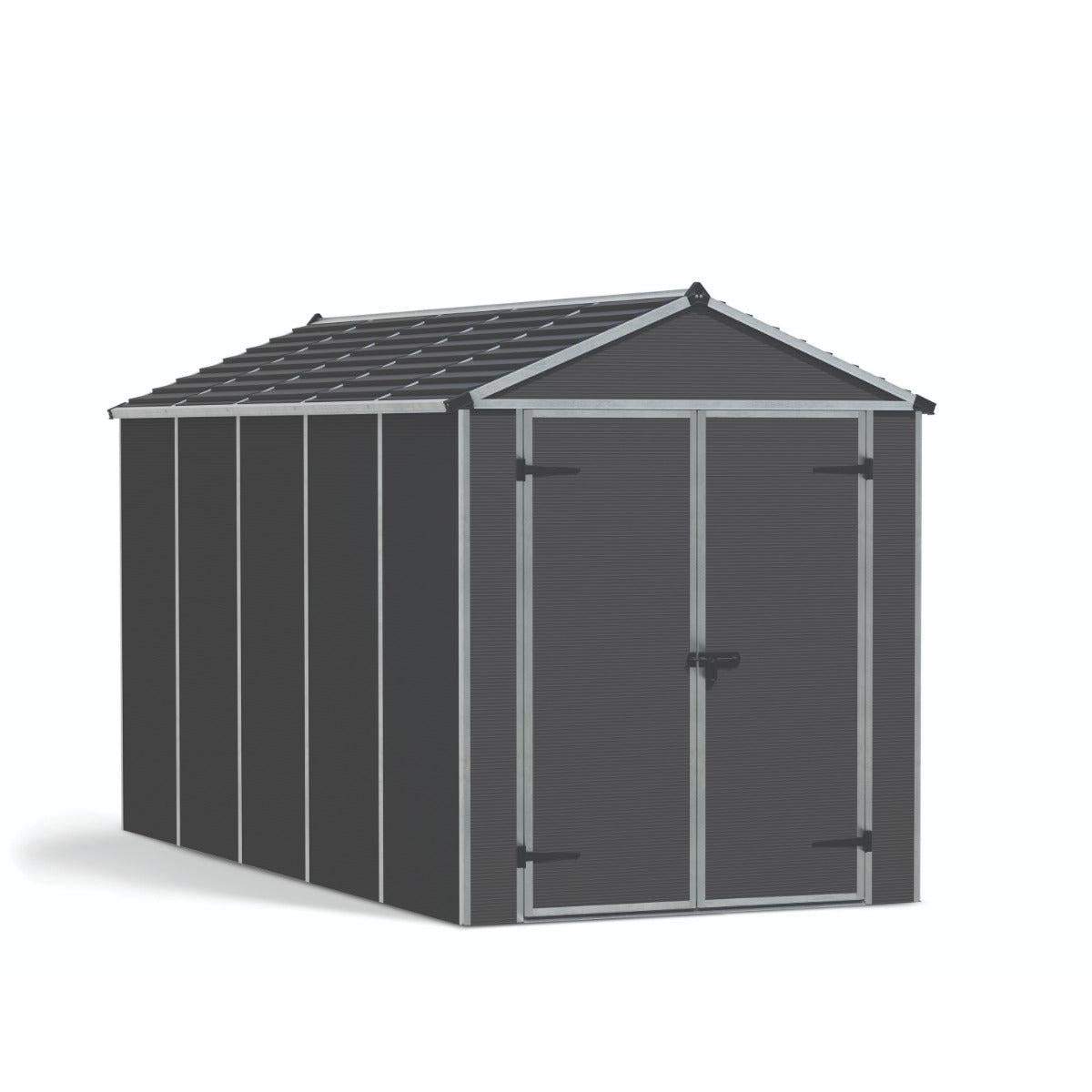 Rubicon Heavy Duty Skylight Shed 6 x 12 ft. | Palram-Canopia-Delightful Yard