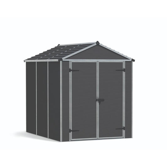 Rubicon Heavy Duty Skylight Shed 6 x 8 ft. | Palram-Canopia-Delightful Yard