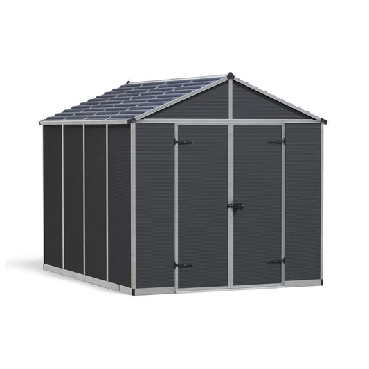 Rubicon Heavy Duty Skylight Shed 8 x 10 ft. | Palram-Canopia-Delightful Yard