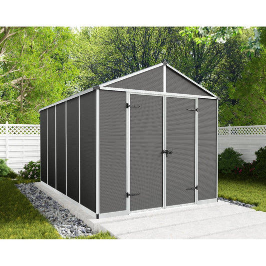Rubicon Heavy Duty Skylight Shed 8 x 12 ft. | Palram-Canopia-Delightful Yard