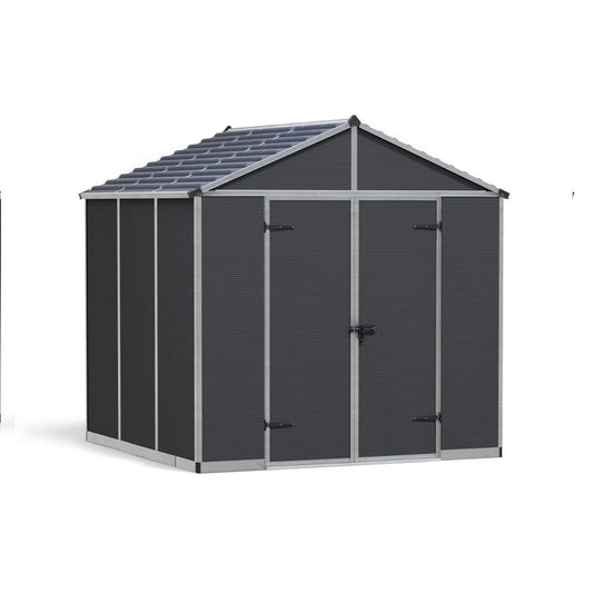 Rubicon Heavy Duty Skylight Shed 8 x 8 ft. | Palram-Canopia-Delightful Yard