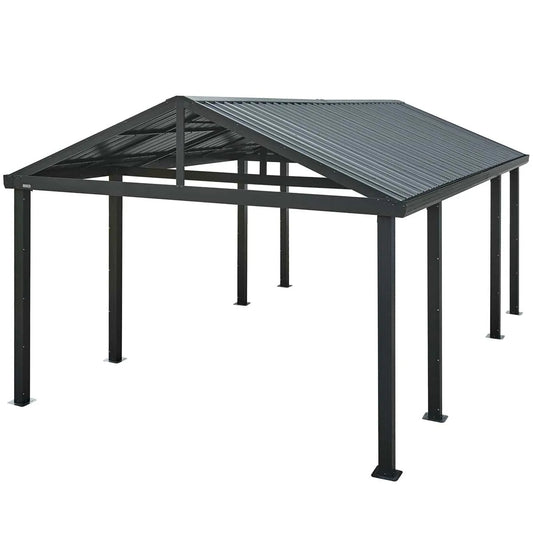Samara Premium Steel Carport 12 ft x 20 ft | Sojag-Delightful Yard