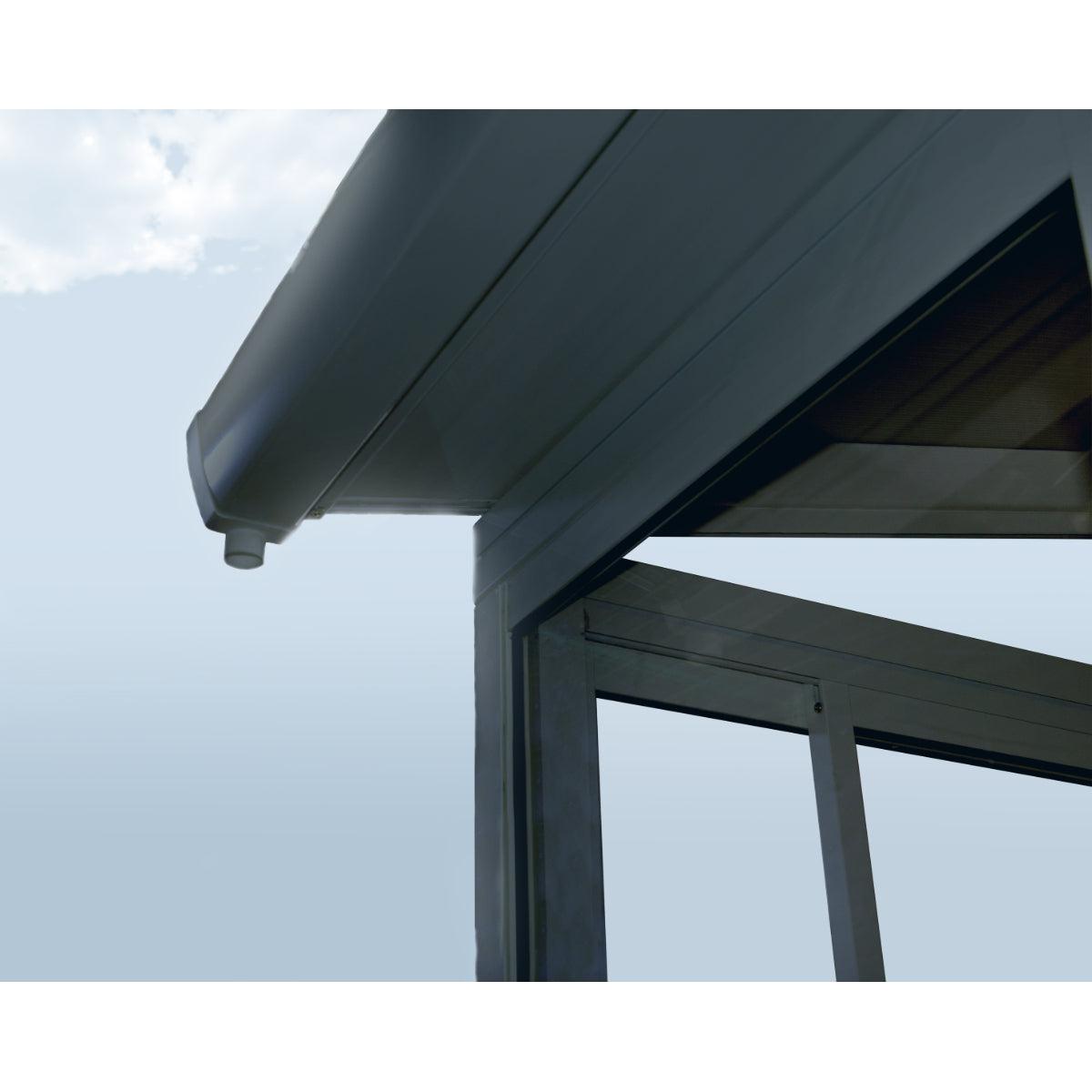 San Remo Wall Mounted Sunroom 10 x 10 ft. | Palram-Canopia-Delightful Yard