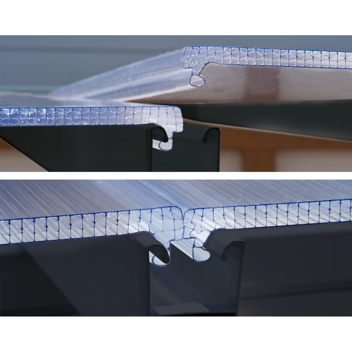 San Remo Wall Mounted Sunroom 10 x 10 ft. | Palram-Canopia-Delightful Yard