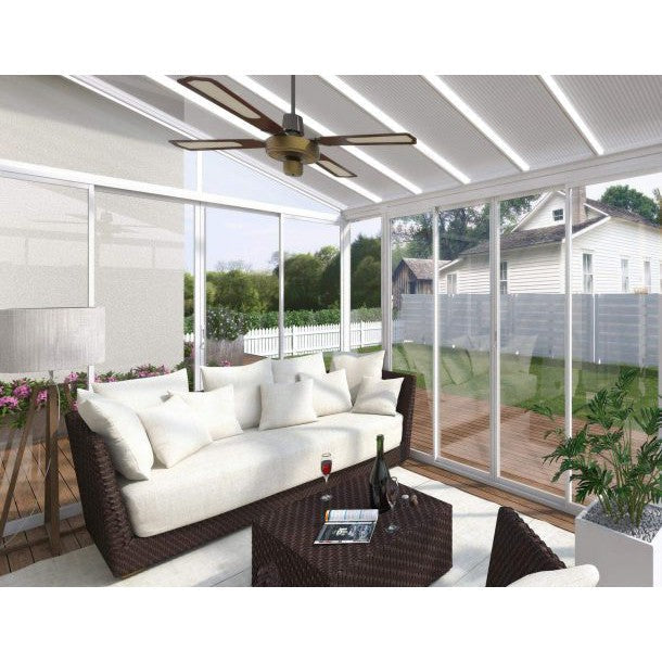 San Remo Wall Mounted Sunroom 10 x 10 ft. | Palram-Canopia-Delightful Yard