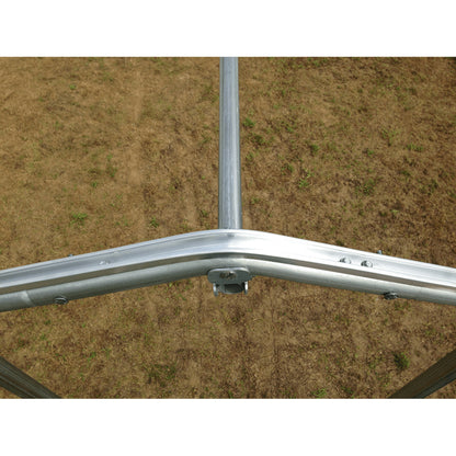 ShelterTech Custom High Tunnel Greenhouse-Delightful Yard