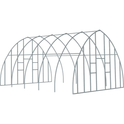 ShelterTech Custom High Tunnel Greenhouse-Delightful Yard