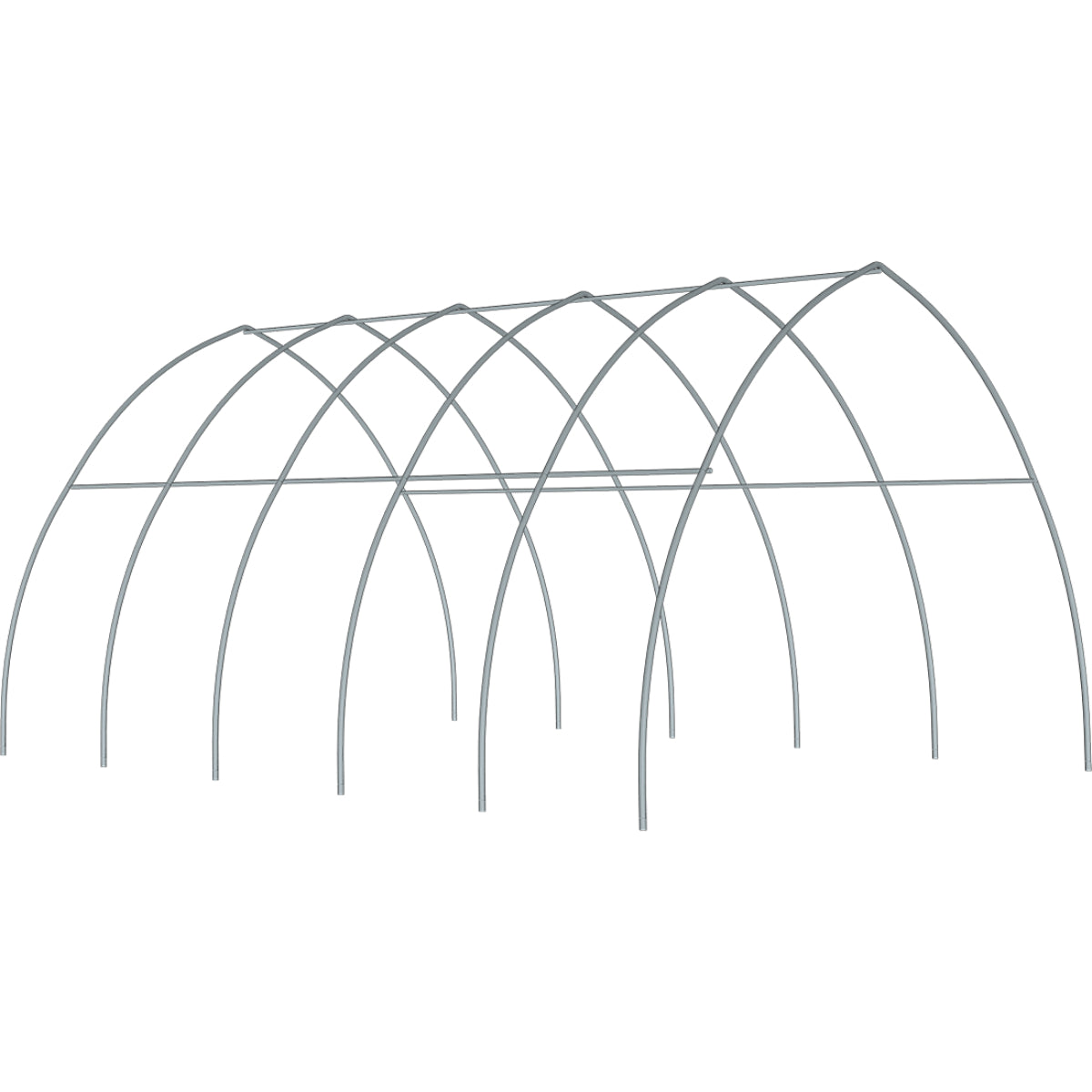 ShelterTech Custom High Tunnel Greenhouse-Delightful Yard