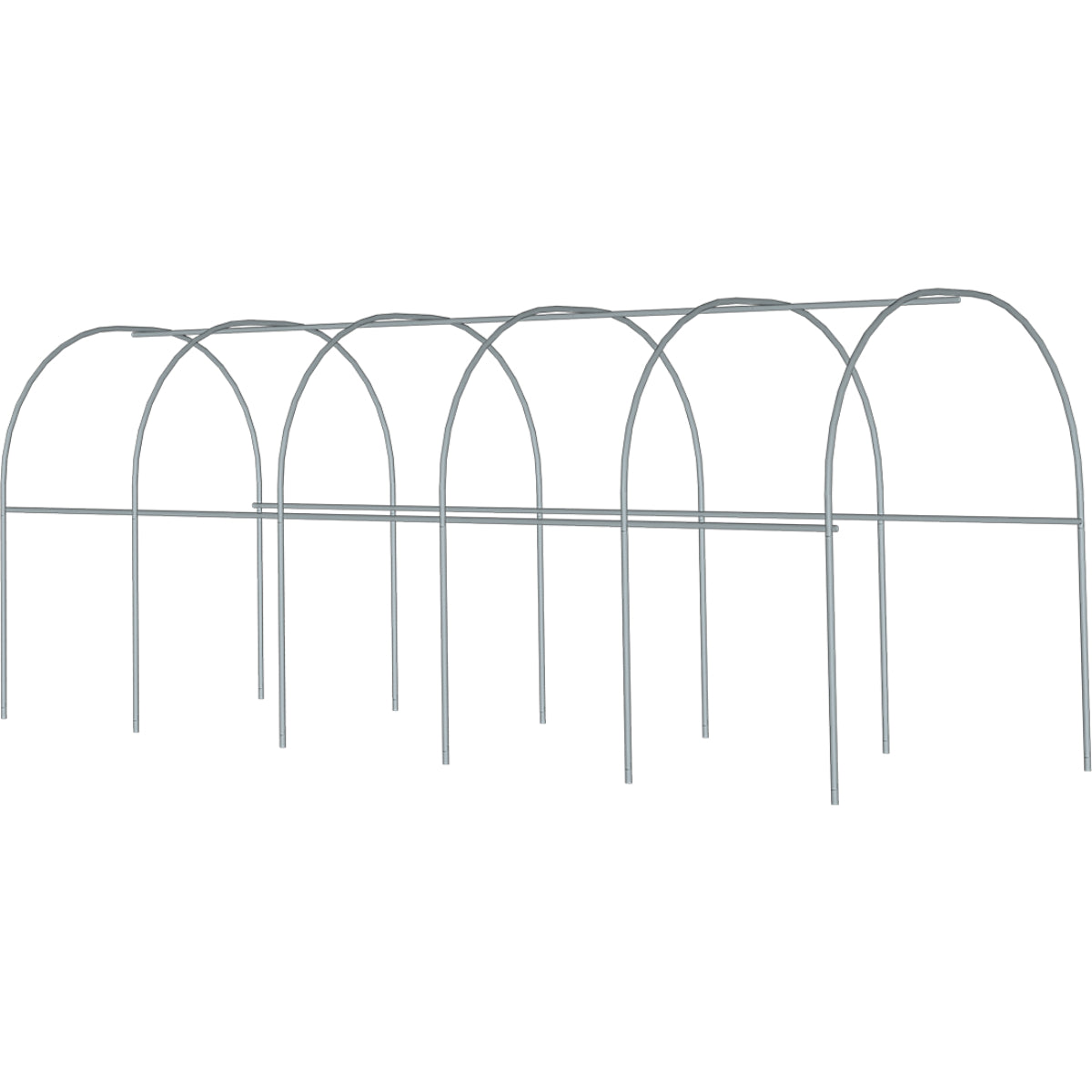 ShelterTech Custom High Tunnel Greenhouse-Delightful Yard