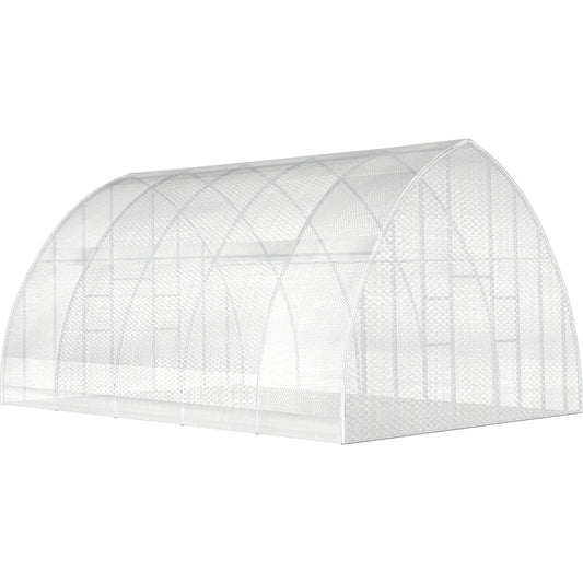 ShelterTech Custom High Tunnel Greenhouse-Delightful Yard