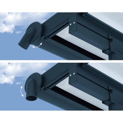 Sierra Aluminum Patio Covers 7.5 x 22 ft. Clear Panels | Palram-Canopia-Delightful Yard