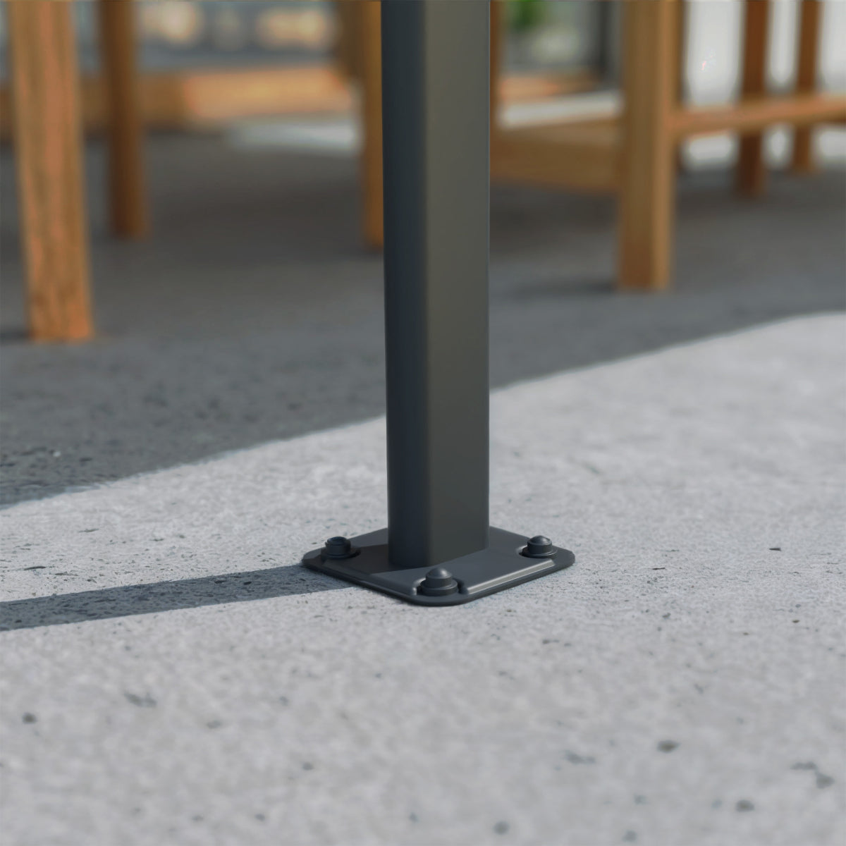 Sierra Cabrio Aluminum Patio Covers 10 x 18 ft. Retractable Grey Panels | Palram-Canopia-Delightful Yard