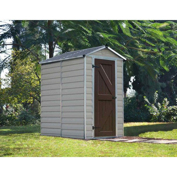 Skylight Shed 4 x 6 ft. Beige | Palram-Canopia-Delightful Yard