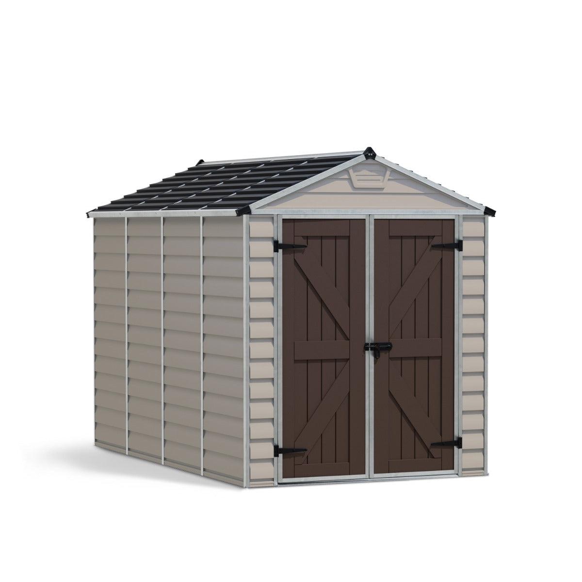 Skylight Shed 6 x 10 ft. Beige | Palram-Canopia-Delightful Yard