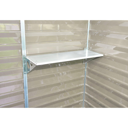Skylight Shed 6 x 10 ft. Beige | Palram-Canopia-Delightful Yard