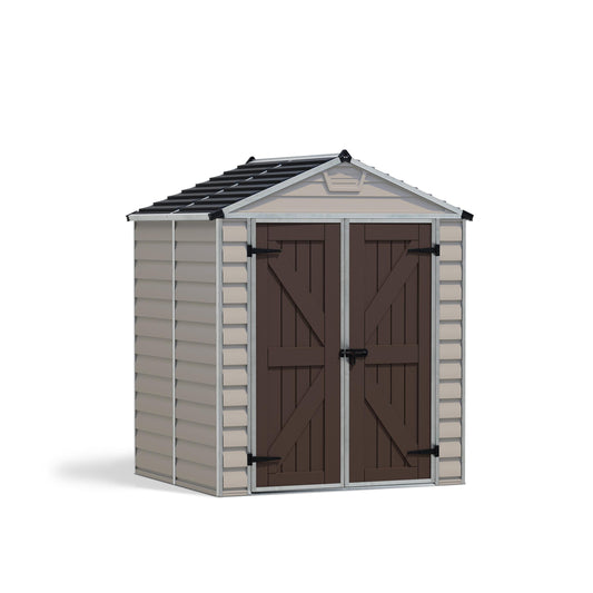 Skylight Shed 6 x 5 ft. Beige | Palram-Canopia-Delightful Yard