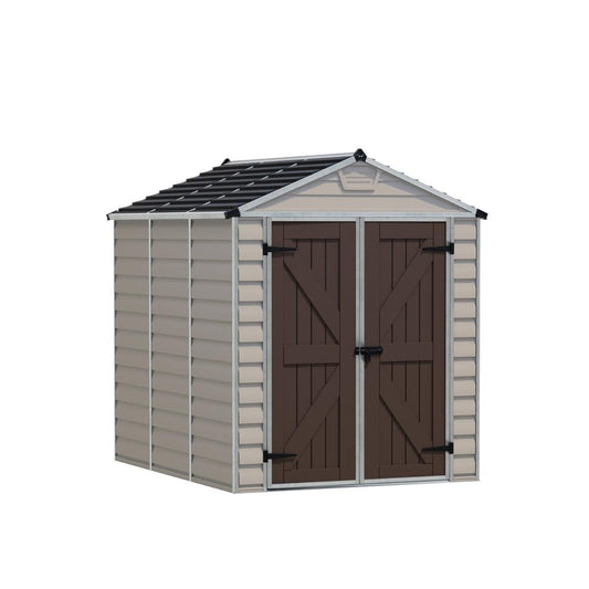 Skylight Shed 6 x 8 ft. Beige | Palram-Canopia-Delightful Yard