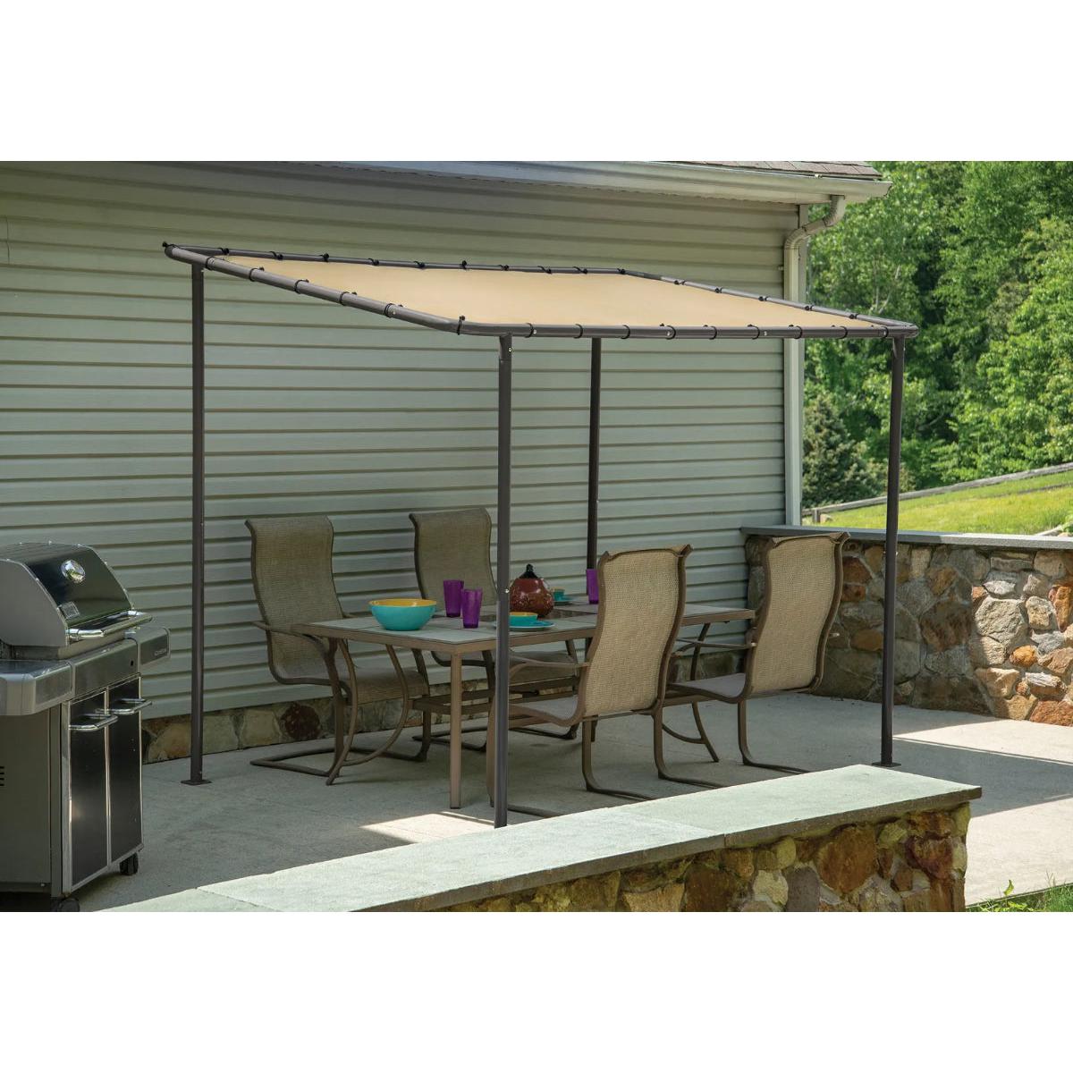 Solano 10 x 6 ft. Patio Awning Gazebo | Shelterlogic-Delightful Yard