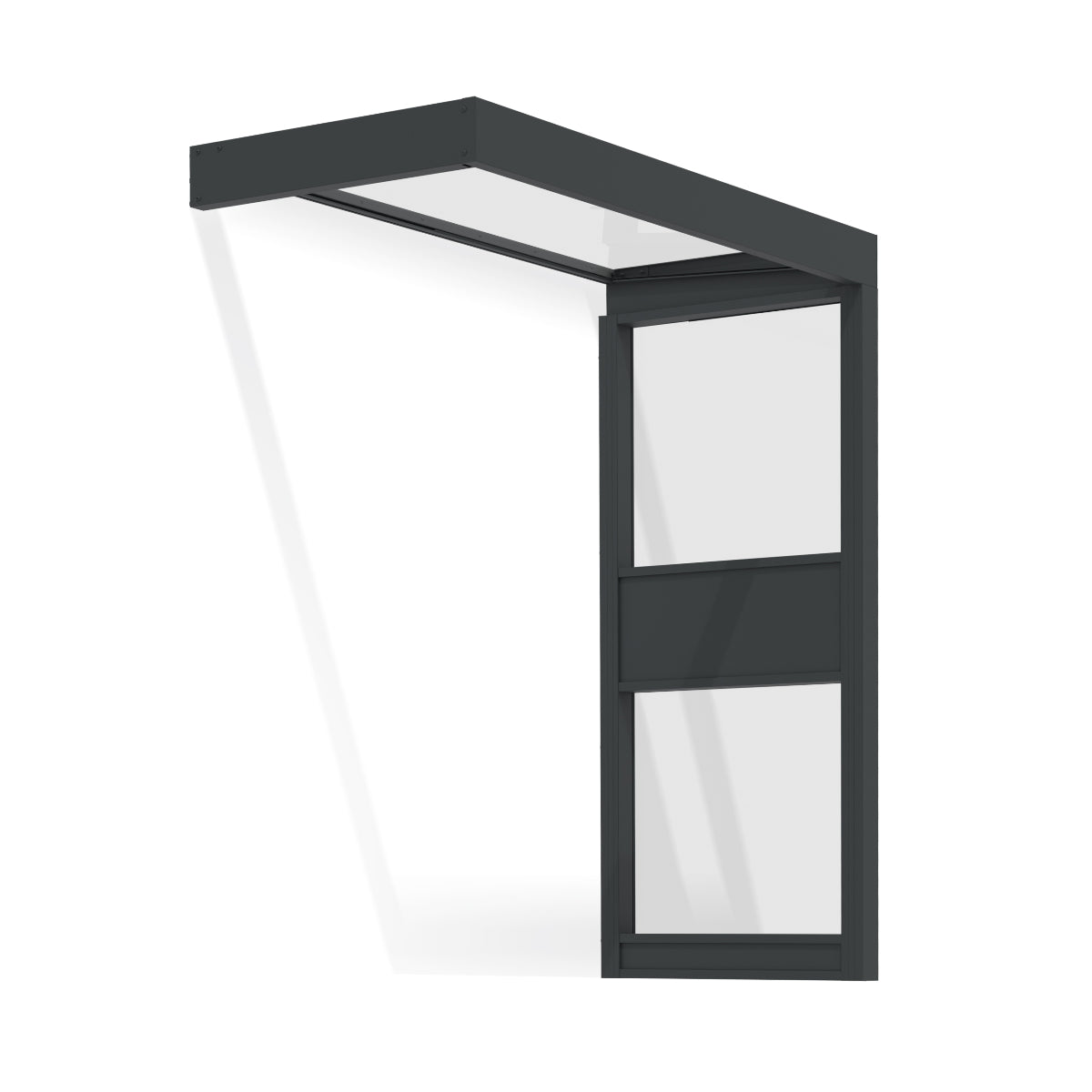 Sophia Door Awning 7 x 3 ft | Palram-Canopia-Delightful Yard