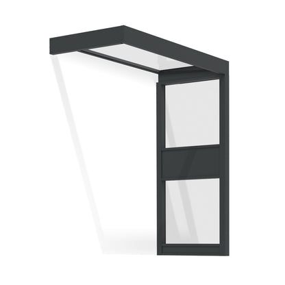 Sophia Door Awning 7 x 3 ft | Palram-Canopia-Delightful Yard