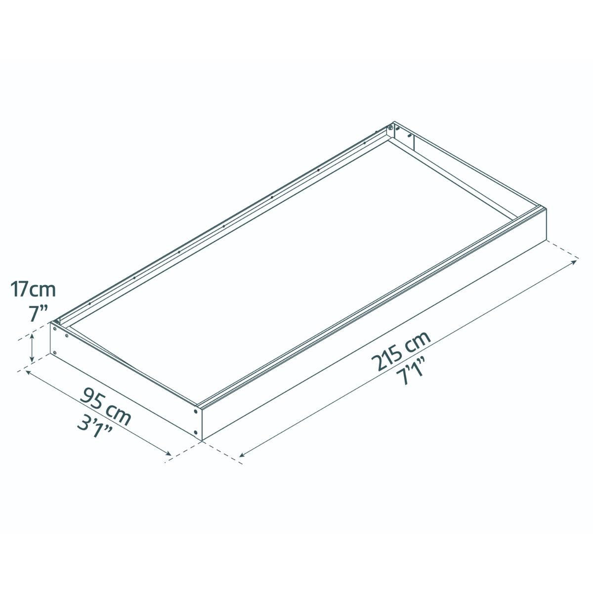 Sophia Door Awning 7 x 3 ft | Palram-Canopia-Delightful Yard