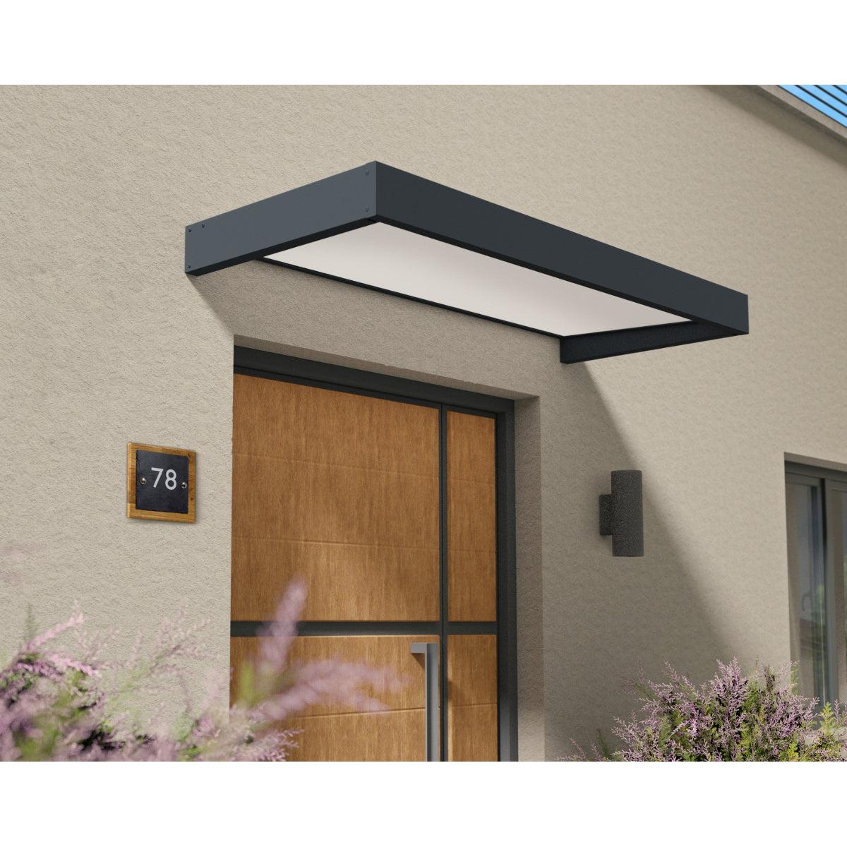 Sophia Door Awning 7 x 3 ft | Palram-Canopia-Delightful Yard