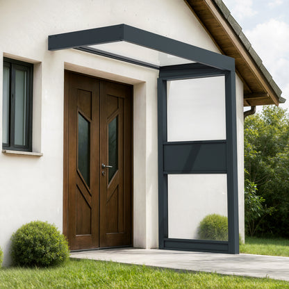 Sophia Door Awning 7 x 3 ft | Palram-Canopia-Delightful Yard