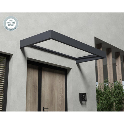 Sophia Door Awning 7 x 3 ft | Palram-Canopia-Delightful Yard