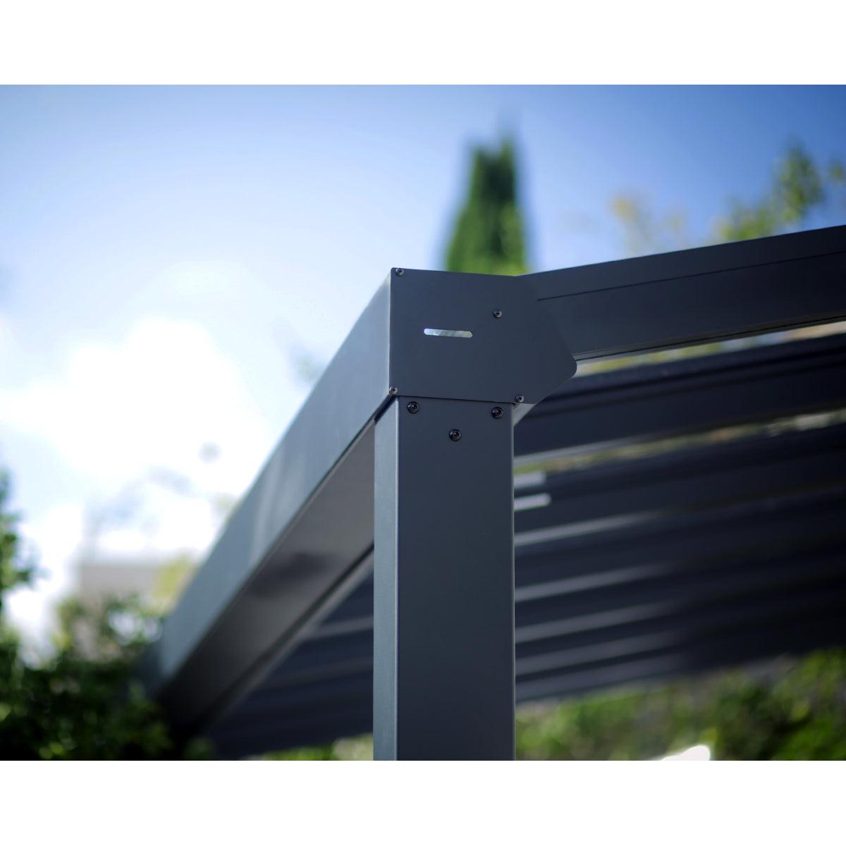 Stockholm Aluminum Patio Covers 11 x 17 ft. Clear Panels | Palram-Canopia-Delightful Yard