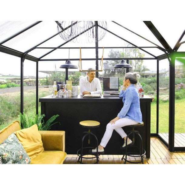 Triomphe Garden Chalet Greenhouse Solarium 15 x 12 ft. | Palram-Canopia-Delightful Yard