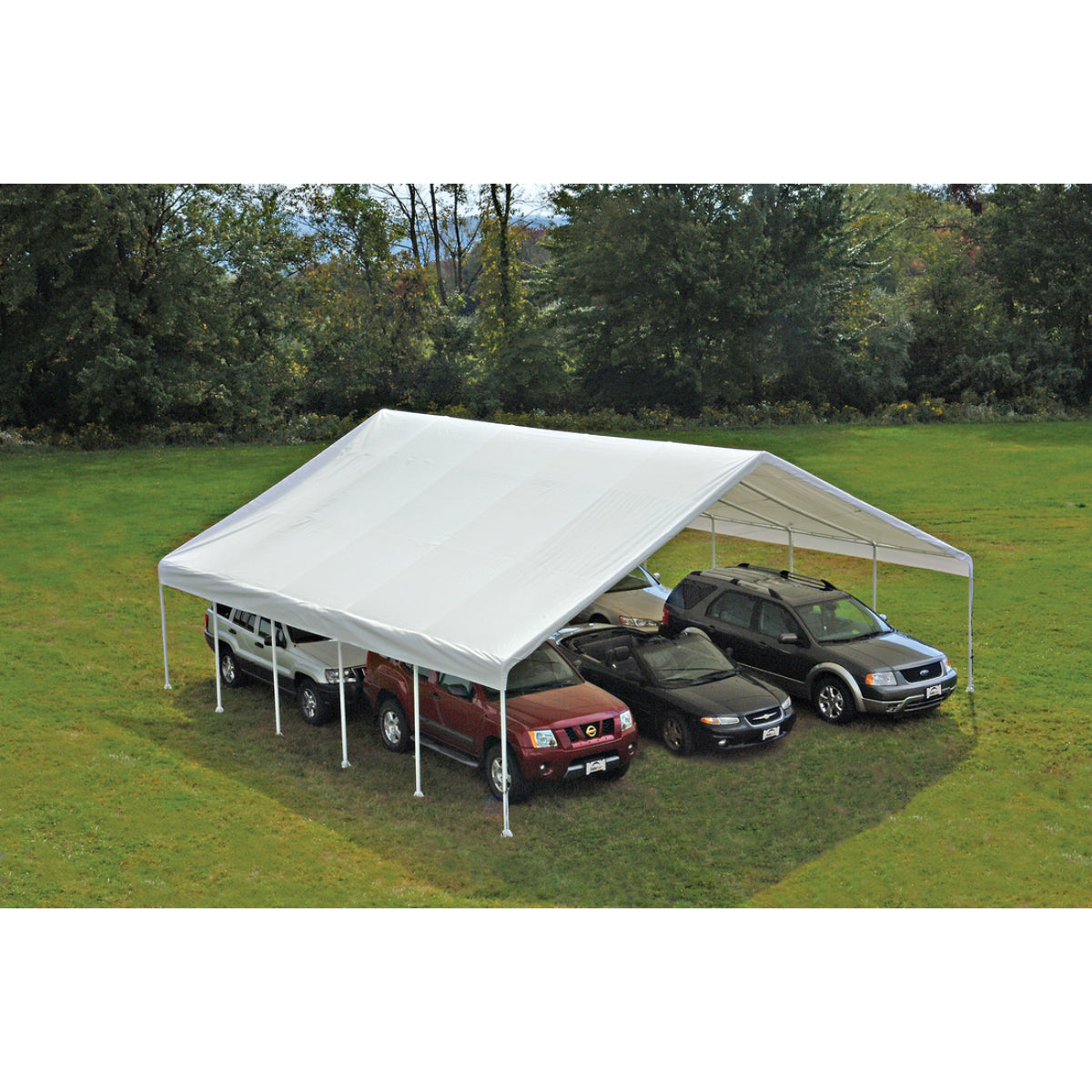 UltraMax Canopy 30 x 30 ft. White | Shelterlogic-Delightful Yard