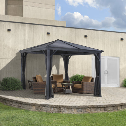 Ventura Aluminum Gazebo 10 x 10 ft | Sojag-Delightful Yard
