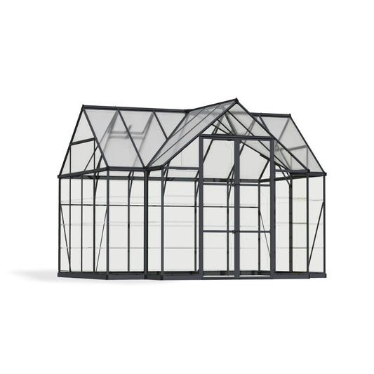 Victory Garden Chalet Greenhouse Solarium 12 x 10 ft. | Palram-Canopia-Delightful Yard